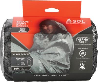 AD01401237 Adventure Medical SOL Escape Bivvy XL with Hood